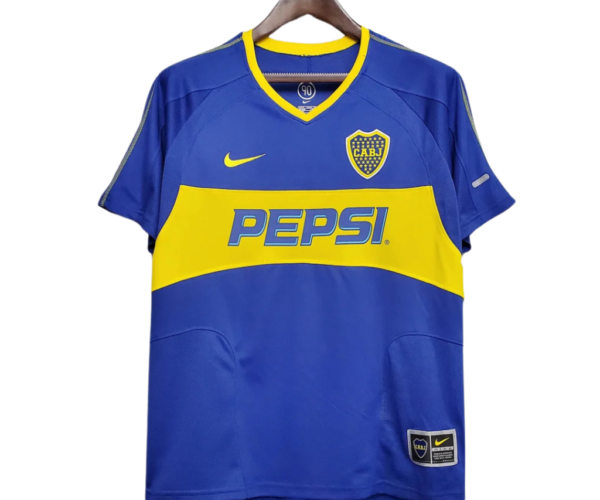 CA Boca Juniors Home Shirt - 2003-2004 Copa Libertadores Winners