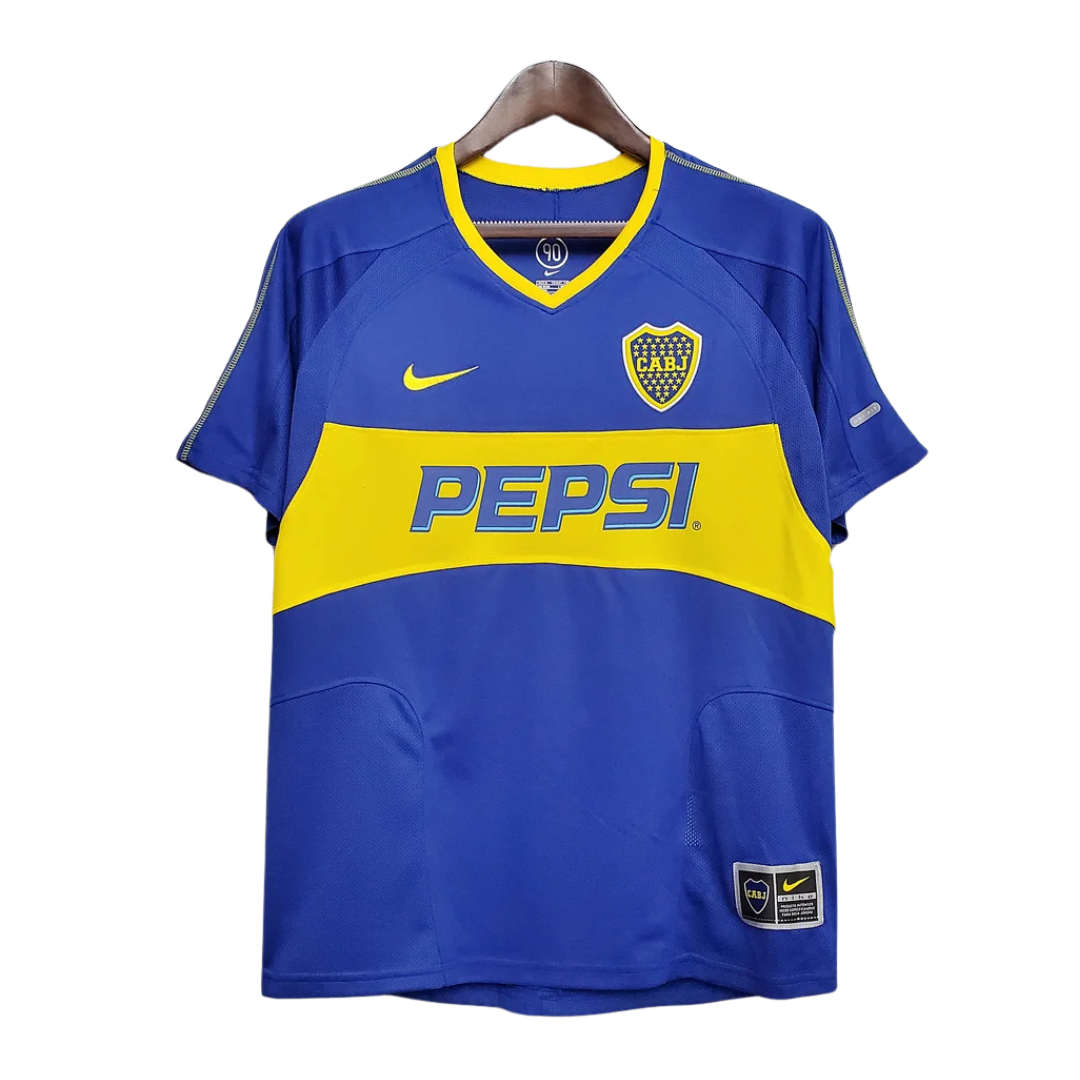 CA Boca Juniors Home Shirt - 2003-2004 Copa Libertadores Winners