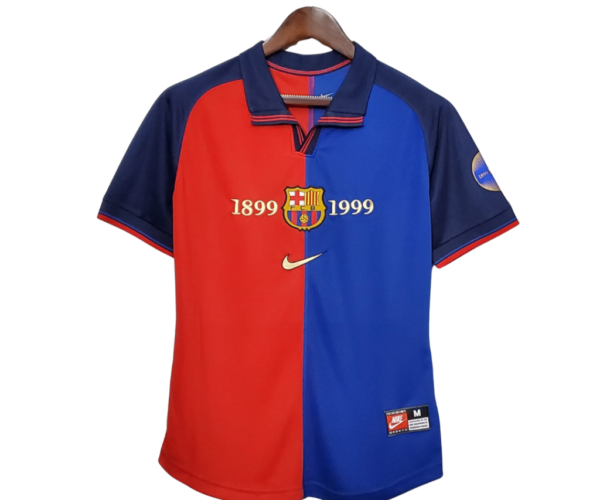 FC Barcelona Home Shirt - 100 Years - 1998-1999